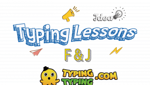 Typing Lessons: F, J and Space Keys