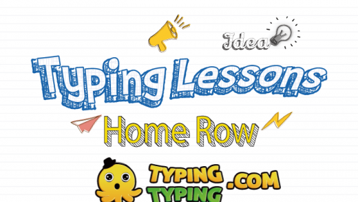 Typing Lessons Full Home Row Keys TypingTyping