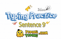 Typing Practice: Sentence 9