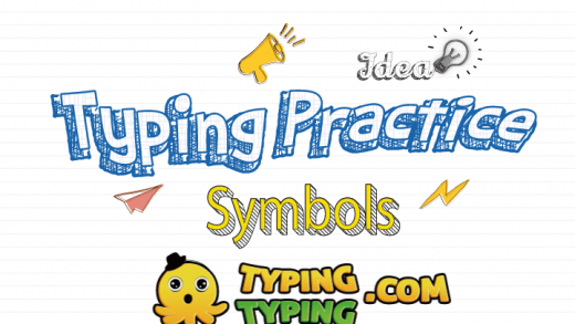 Typing Practice: Symbols